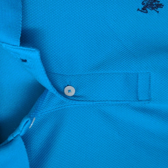 US Polo Assn Size L Short Sleeve Textured Fabric Polo Shirt - Picture 3 of 7